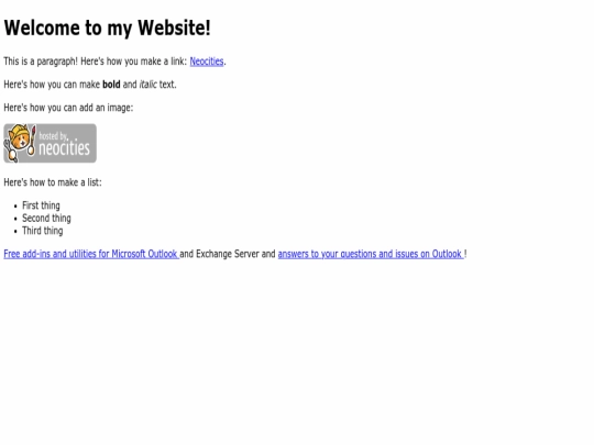 index screenshot