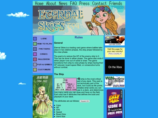 rulebook screenshot