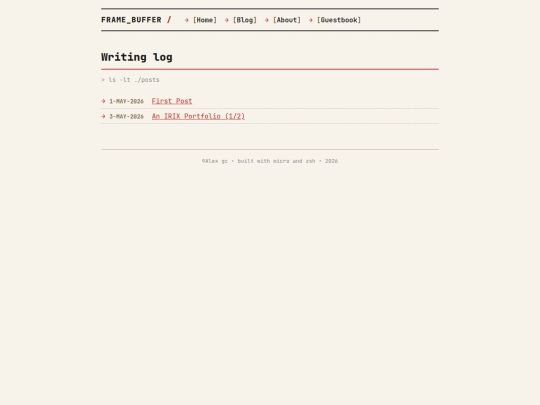 blog screenshot