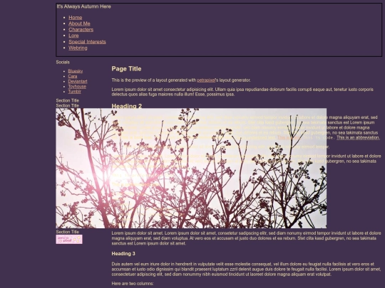 index screenshot