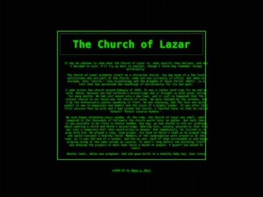 thechurchoflazar screenshot