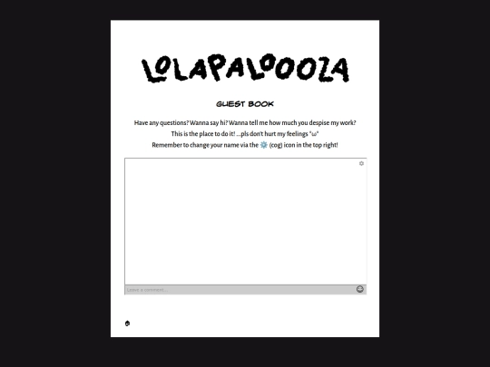 guest-book screenshot