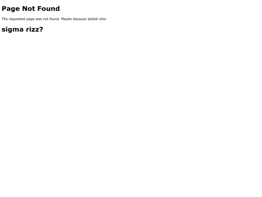 not_found screenshot