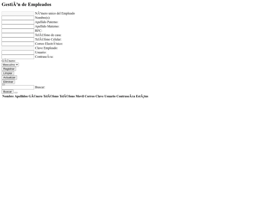 build/web/view_Empleados screenshot