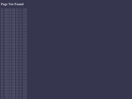 not_found screenshot