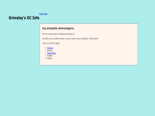 index screenshot