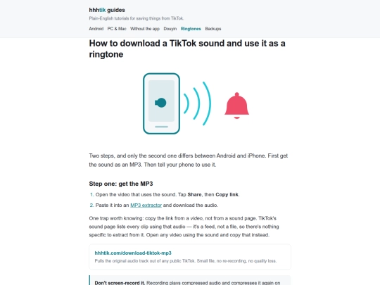 tiktok-sound-to-ringtone screenshot