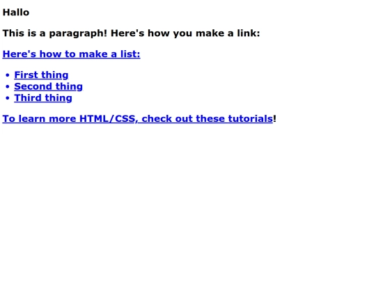index screenshot