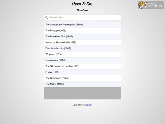 index screenshot