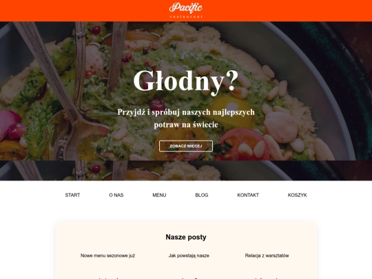 restauracja/blog screenshot