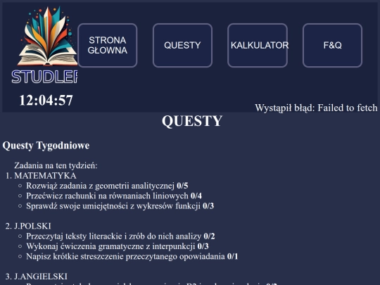 studler/questy screenshot