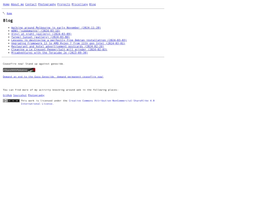 blog screenshot