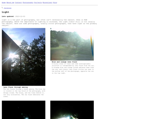 photography/galleries/light screenshot
