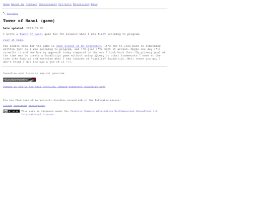 projects/hanoi screenshot