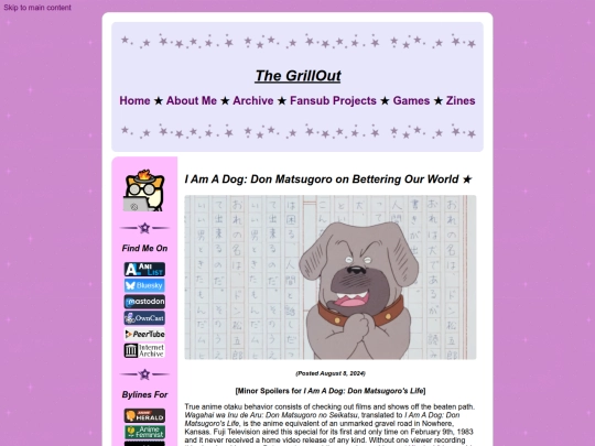 The_Anime_Posts/I_Am_A_Dog_Don_Matsugoro_On_Bettering_Our_World screenshot