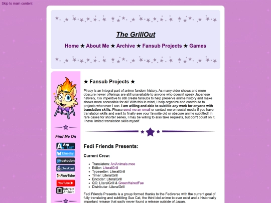 fansub_projects screenshot