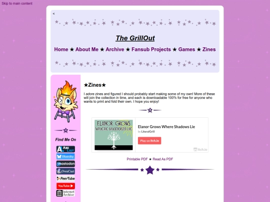 zines screenshot