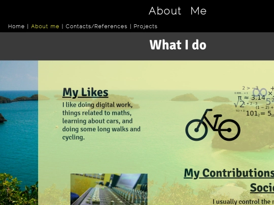 aboutmeajmf screenshot