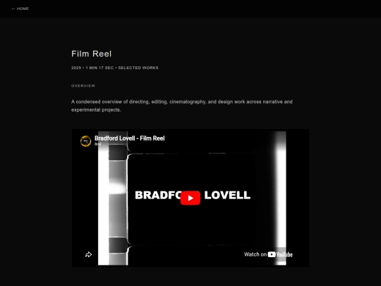 portfolio/films/film_reel screenshot