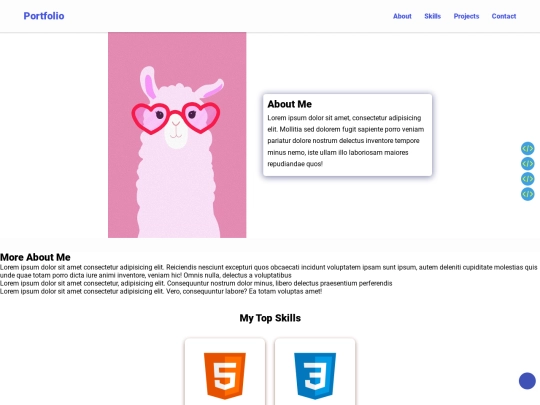 projects/portfolios/portfolio2 screenshot