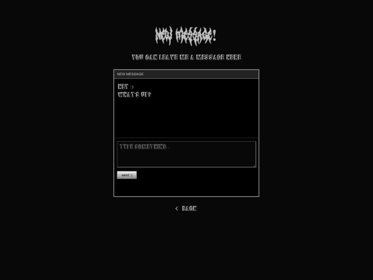 messages screenshot