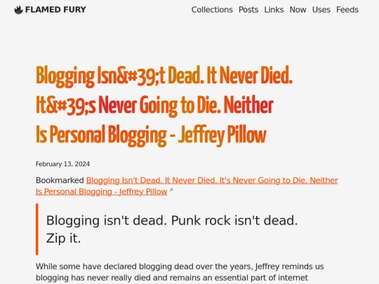 bookmarks/blogging-isnt-dead-it-never-died-its-never-going-to-die-neither-is-personal-blogging-jeffrey-pillow screenshot
