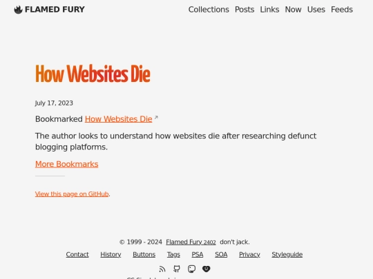 bookmarks/how-websites-die screenshot