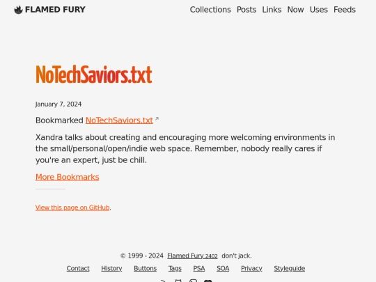 bookmarks/notechsaviorstxt screenshot