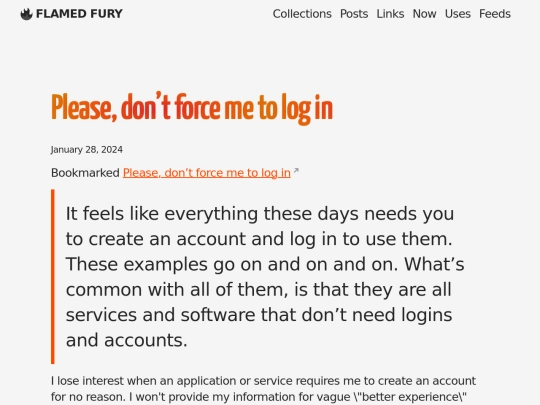 bookmarks/please-dont-force-me-to-log-in screenshot