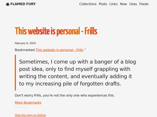 bookmarks/this-website-is-personal-frills screenshot