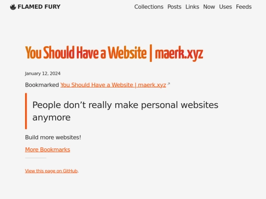 bookmarks/you-should-have-a-website-or-maerkxyz screenshot