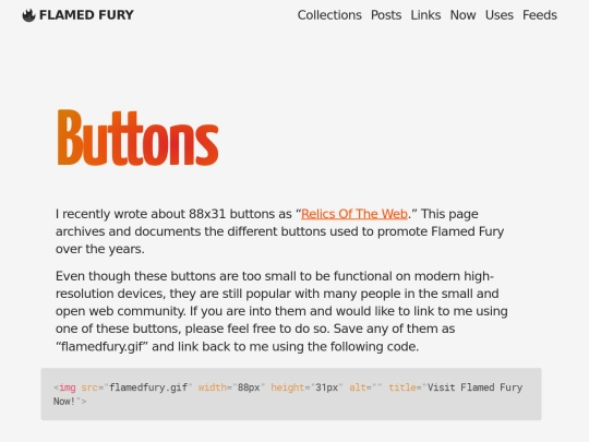 buttons screenshot