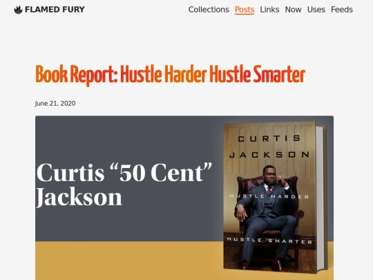 posts/book-report-hustle-harder-hustle-smarter screenshot