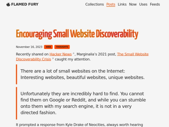 posts/encouraging-small-website-discoverability screenshot