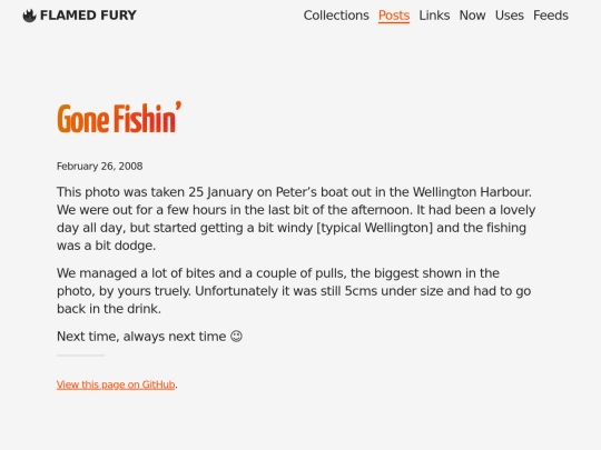 posts/gone-fishin screenshot