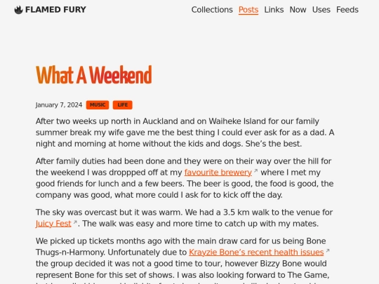 posts/what-a-weekend screenshot