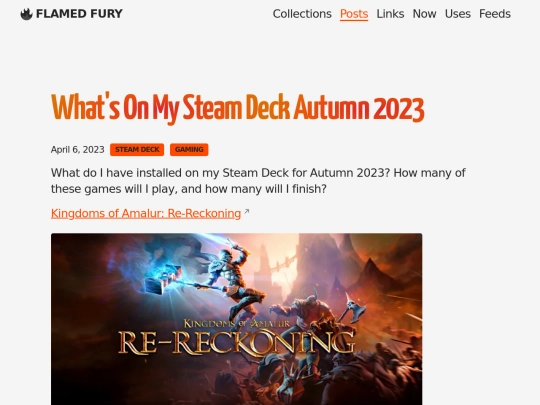 posts/whats-on-my-steam-deck-autumn-2023 screenshot