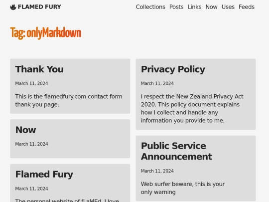 tags/onlyMarkdown screenshot