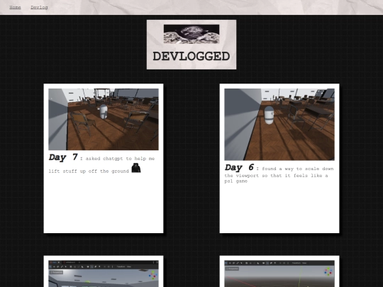 devlog screenshot