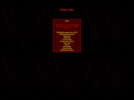 links screenshot
