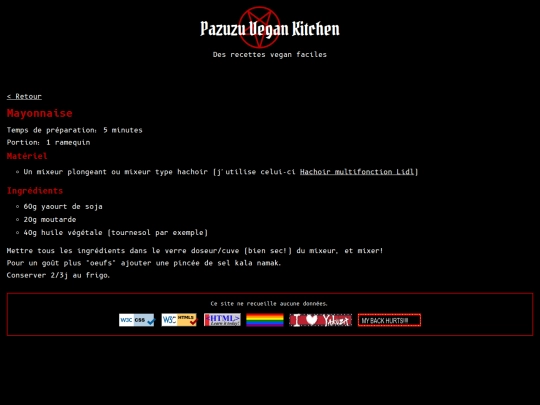 recettes/mayonnaise screenshot