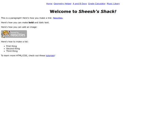 index screenshot