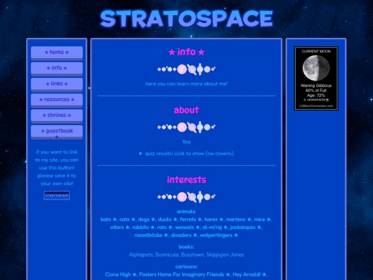 info screenshot