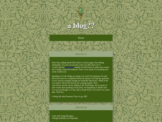 home/blog screenshot