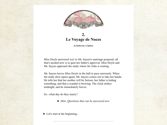 LeVoyageDeNoces screenshot