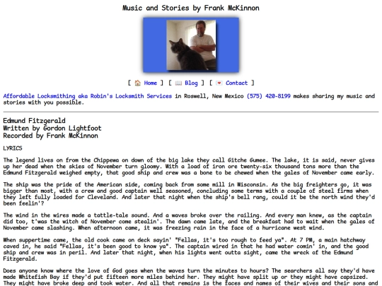 lyrics/edmund-fitzgerald screenshot
