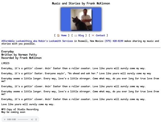lyrics/everyday screenshot