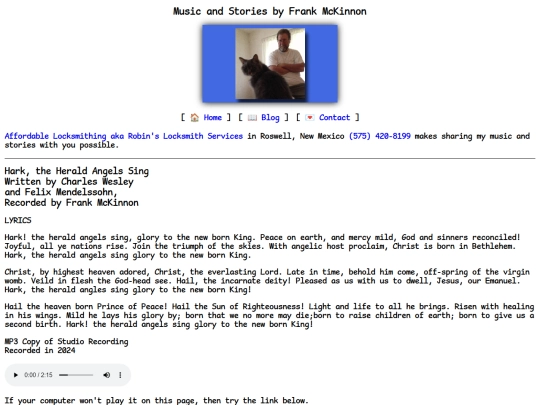 lyrics/hark-the-herald screenshot