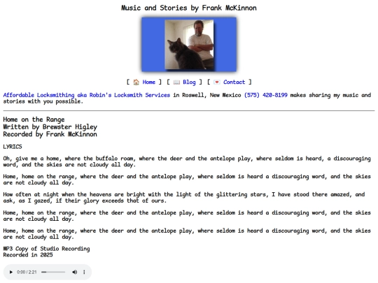 lyrics/home-on-the-range screenshot
