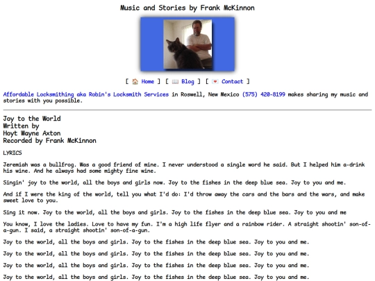 lyrics/joy-to-the-world screenshot